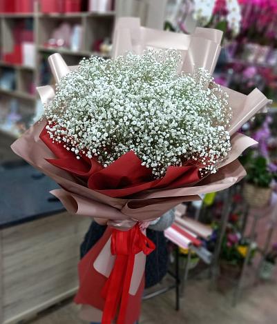 Букет цветов из: Гипсофила в Кызыл-Озёк