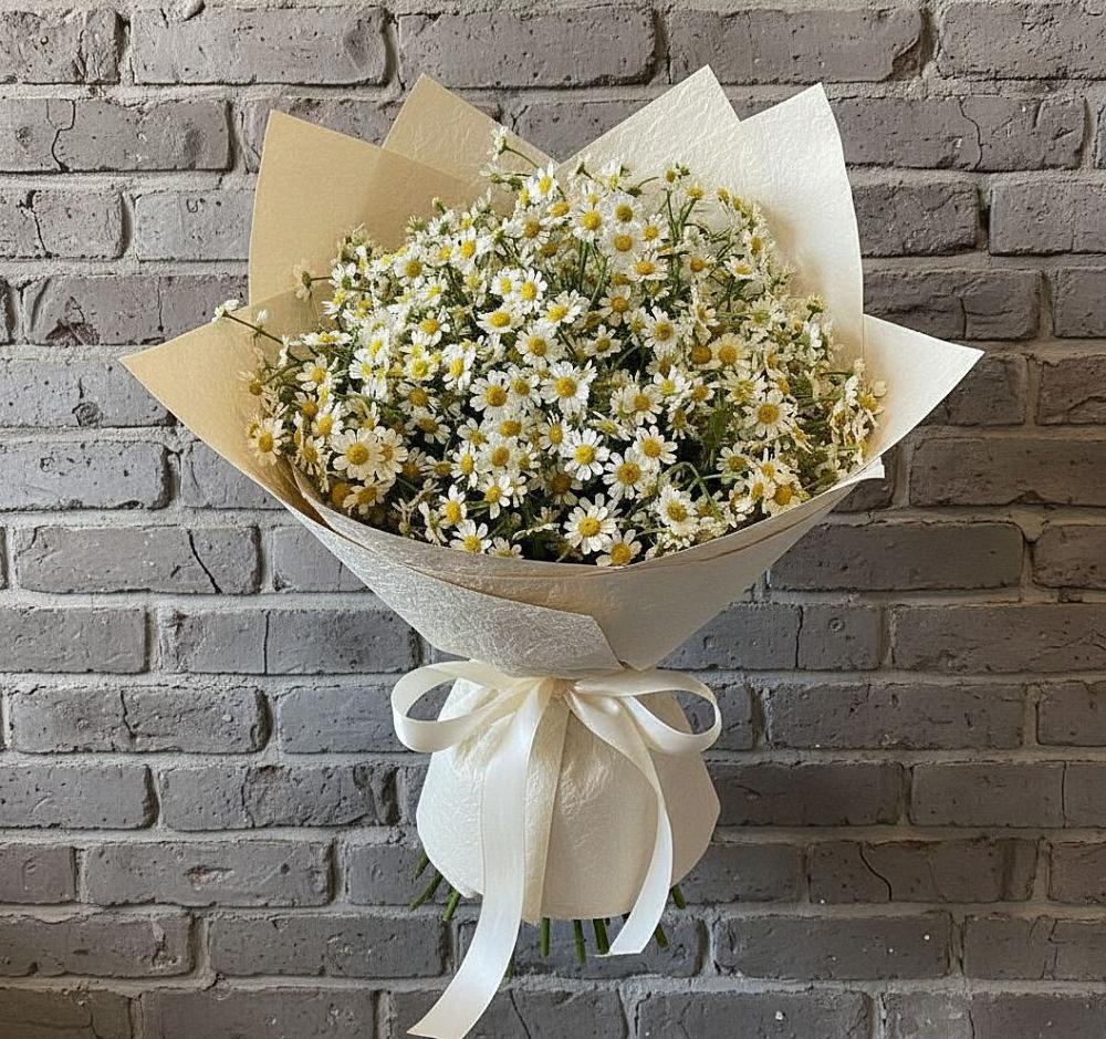 Букет цветов из: Ромашки в Кызыл-Озёк