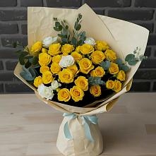 Букет цветов из:  Розы #REPLACE_PRED# Кызыл-Озёк