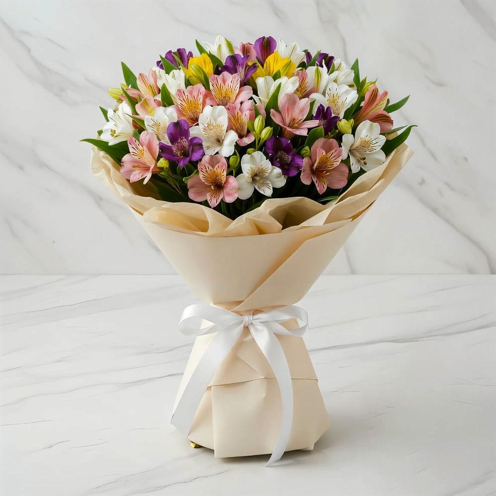 Букет цветов из: Альстромерии в Кызыл-Озёк