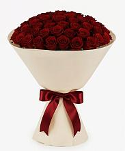 Букет 101 Бордовая роза Блэк Бакарра в Кызыл-Озёк