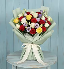 Букет цветов из:  Розы в Кызыл-Озёк