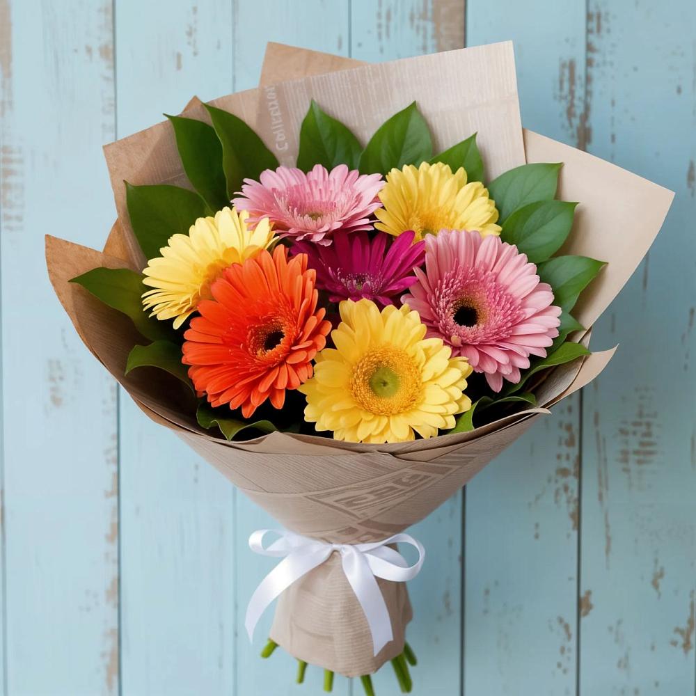 Букет цветов из: Герберы в Кызыл-Озёк