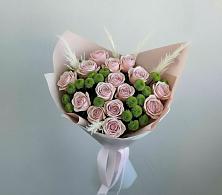 Букет цветов из:  Розы и Хризантемы в Кызыл-Озёк