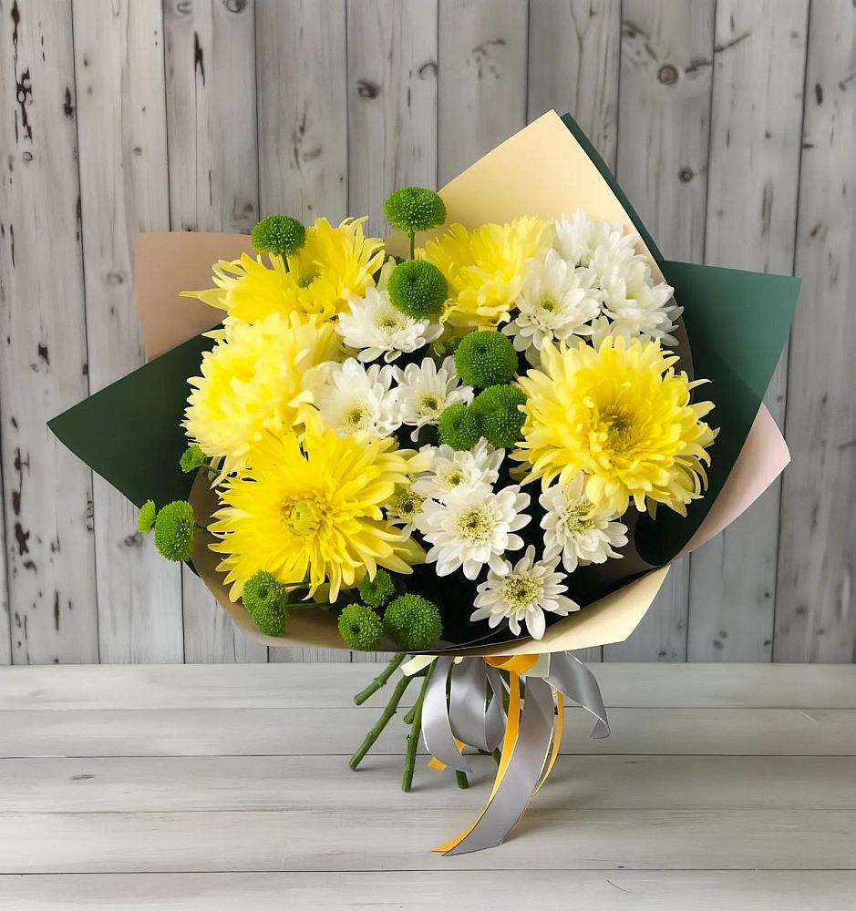 Букет цветов из: Хризантемы в Кызыл-Озёк
