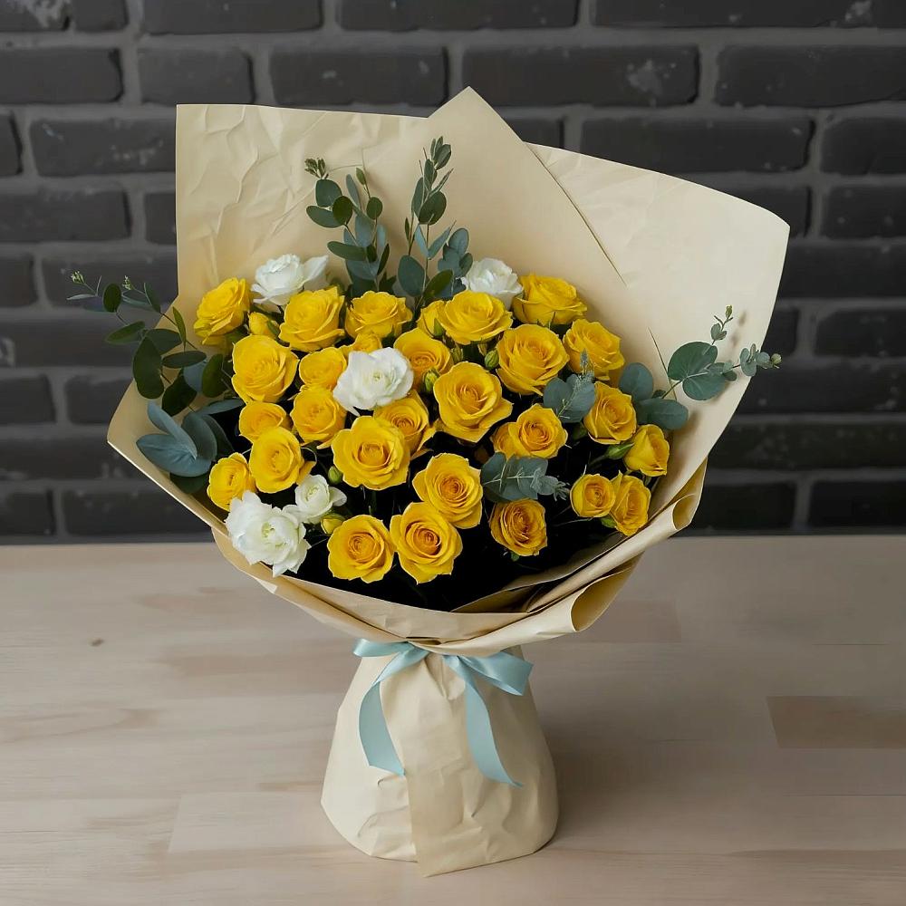 Букет цветов из: Розы в Кызыл-Озёк