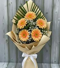 Букет цветов из:  Герберы в Кызыл-Озёк