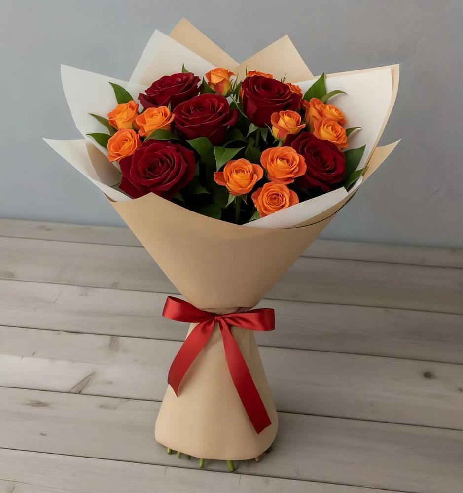 Букет Любовь и восторг в Кызыл-Озёк